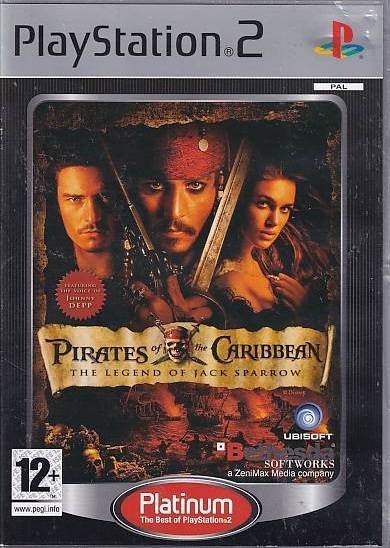 Pirates of the Caribbean The Legend of Jack Sparrow - Platinum - PS2 (B Grade) (Genbrug)